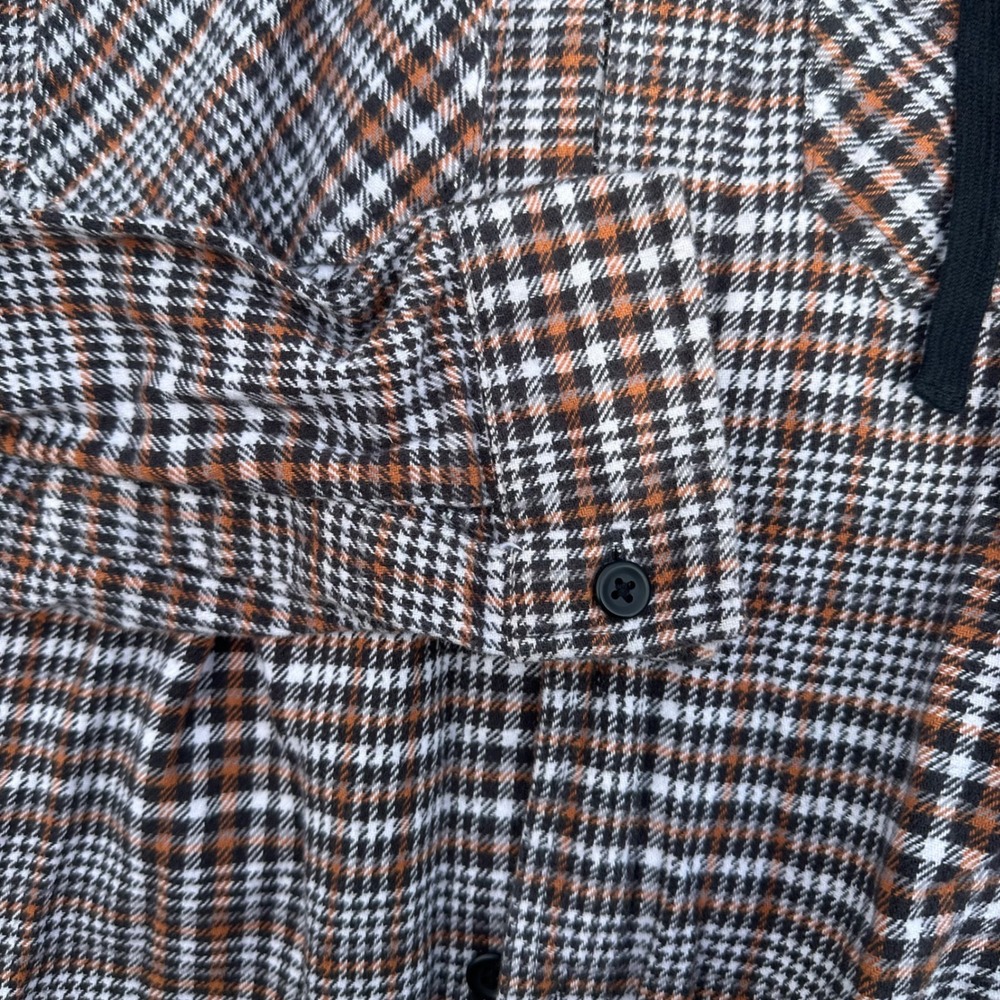 Original Use Plaid Flannel Shirt Jacket‎ with Hood Long Sleeve XS - Picture 4 of 5